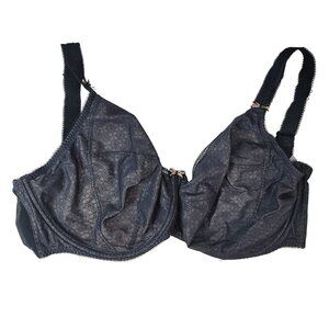 Fantasie Underwire Plunge Bra Black 32J Adjustable Strap Jana With Side Support